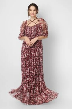Alicia Maxi In Burgundy Print 12 Alicia Maxi In Burgundy Print -Laceand Beads IMG 7496