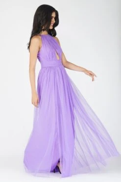 Alice Tulle Bridesmaid Dress In Purple -Laceand Beads Images 26 Copy