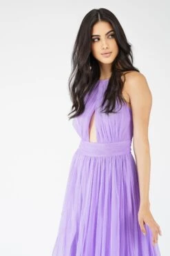 Alice Tulle Bridesmaid Dress In Purple