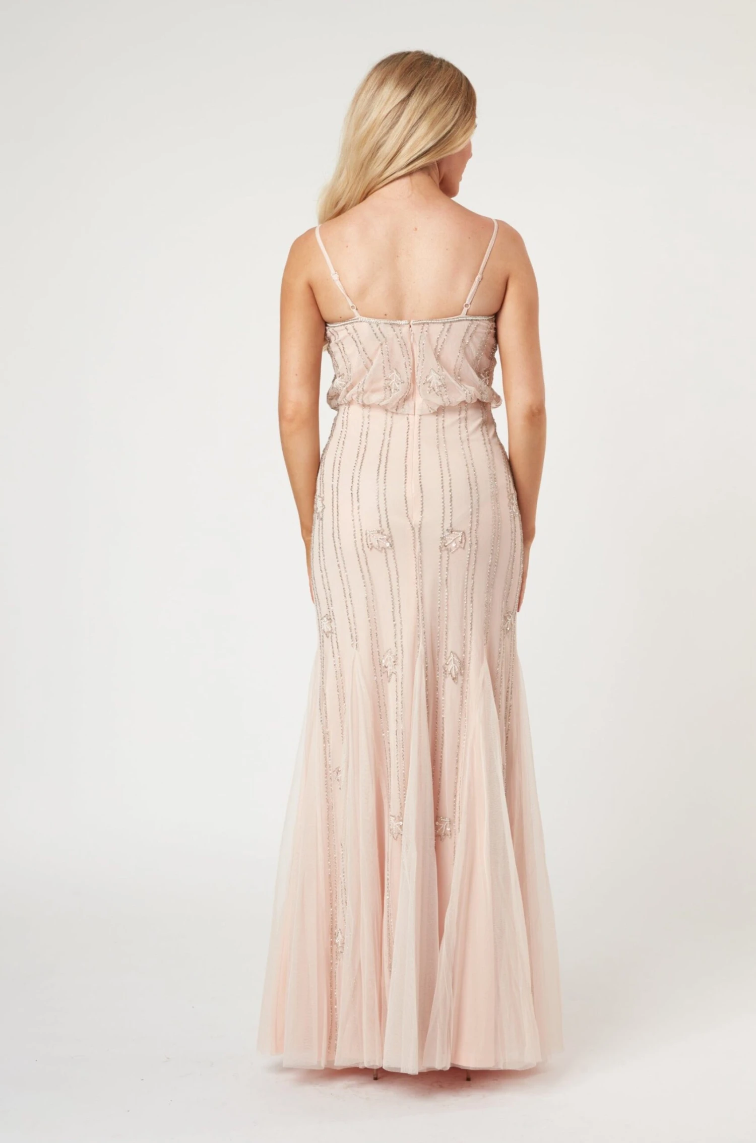 Keeva Nude Blush Bridesmaid Dress 9 Keeva Nude Blush Bridesmaid Dress - Image 9
