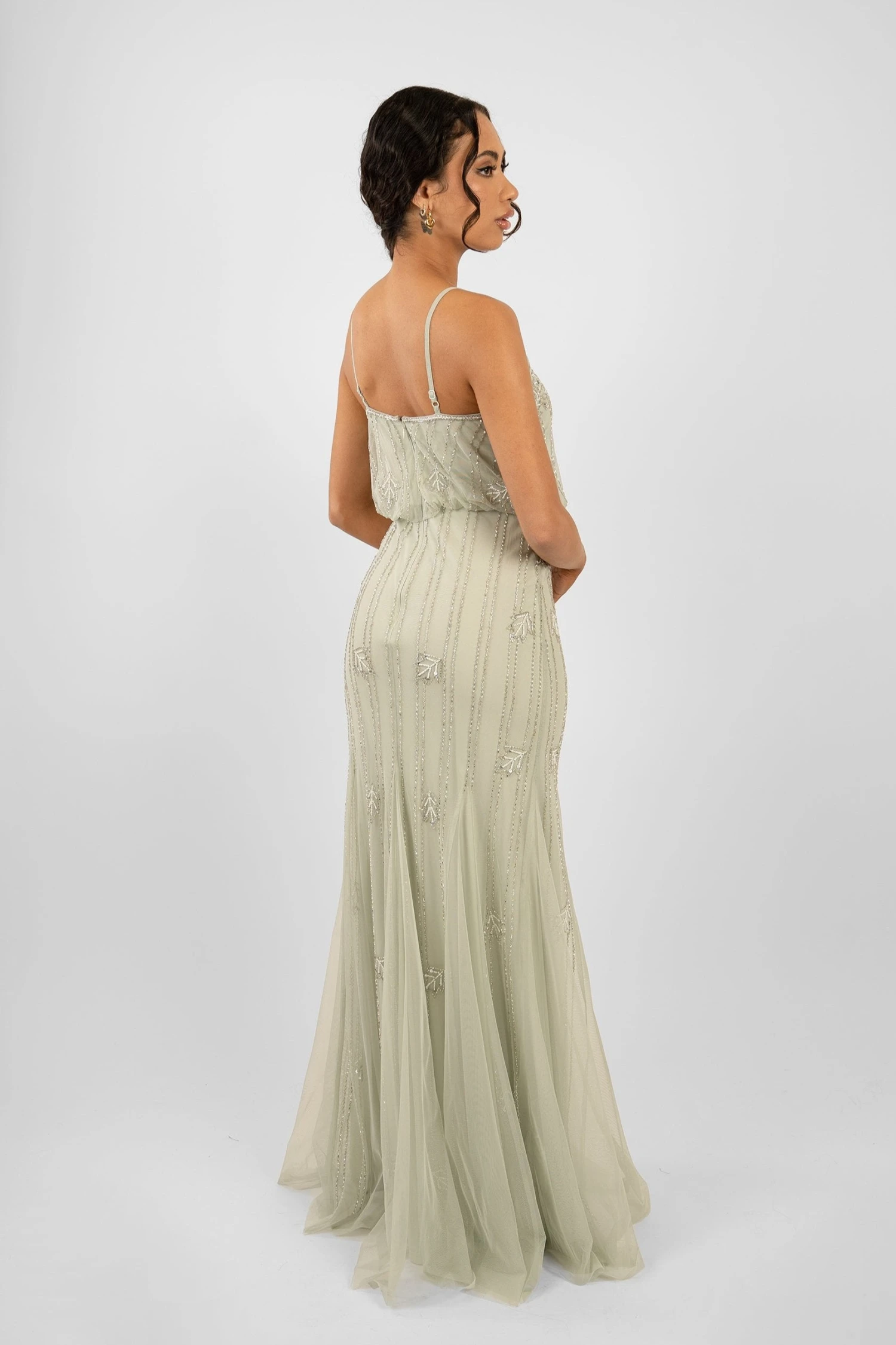 Keeva Pale Aqua Bridesmaid Dress 2 Keeva Pale Aqua Bridesmaid Dress - Image 2