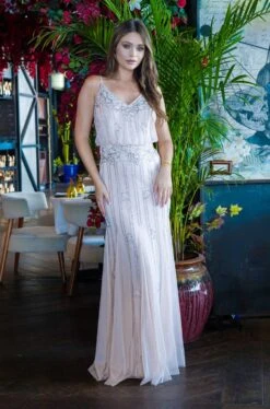 Keeva Nude Blush Bridesmaid Dress 18 Keeva Nude Blush Bridesmaid Dress -Laceand Beads KeevaNude 2