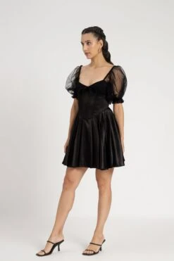 Keila Mini Dress In Black -Laceand Beads KeilaMiniinBlack 6