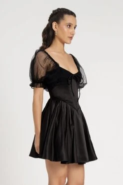 Keila Mini Dress In Black -Laceand Beads KeilaMiniinBlack 7