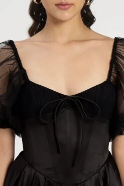 Keila Mini Dress In Black -Laceand Beads KeilaMiniinBlack 8