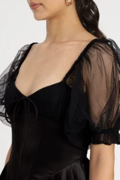 Keila Mini Dress In Black -Laceand Beads KeilaMiniinBlack 9