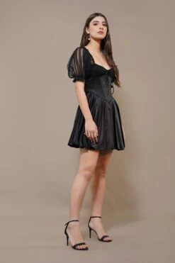 Keila Mini Dress In Black -Laceand Beads Keila Mini in Black 6