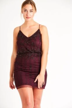 Keeva Embellished Mini 13 Keeva Embellished Mini -Laceand Beads LNB3268BRG 2