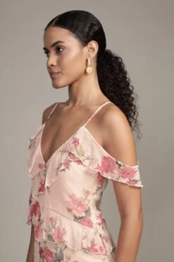 Leighton Maxi Dress In Floral Print -Laceand Beads Leighton Maxi in Floral Print 10