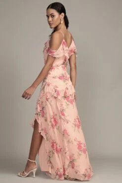 Leighton Maxi Dress In Floral Print -Laceand Beads Leighton Maxi in Floral Print 11