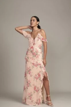 Leighton Maxi Dress In Floral Print -Laceand Beads Leighton Maxi in Floral Print 2
