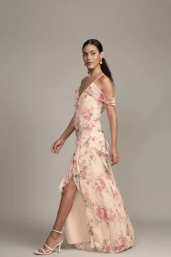 Leighton Maxi Dress In Floral Print -Laceand Beads Leighton Maxi in Floral Print 4