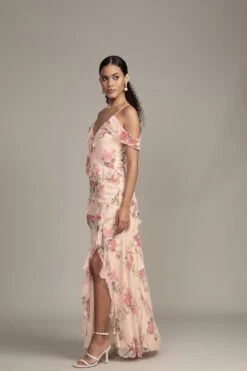Leighton Maxi Dress In Floral Print -Laceand Beads Leighton Maxi in Floral Print 6