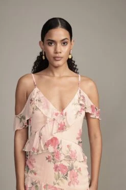 Leighton Maxi Dress In Floral Print -Laceand Beads Leighton Maxi in Floral Print 8