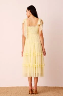 Louise Midi Dress In Buttercup 11 Louise Midi Dress In Buttercup -Laceand Beads LouiseMidiinButtercup 2