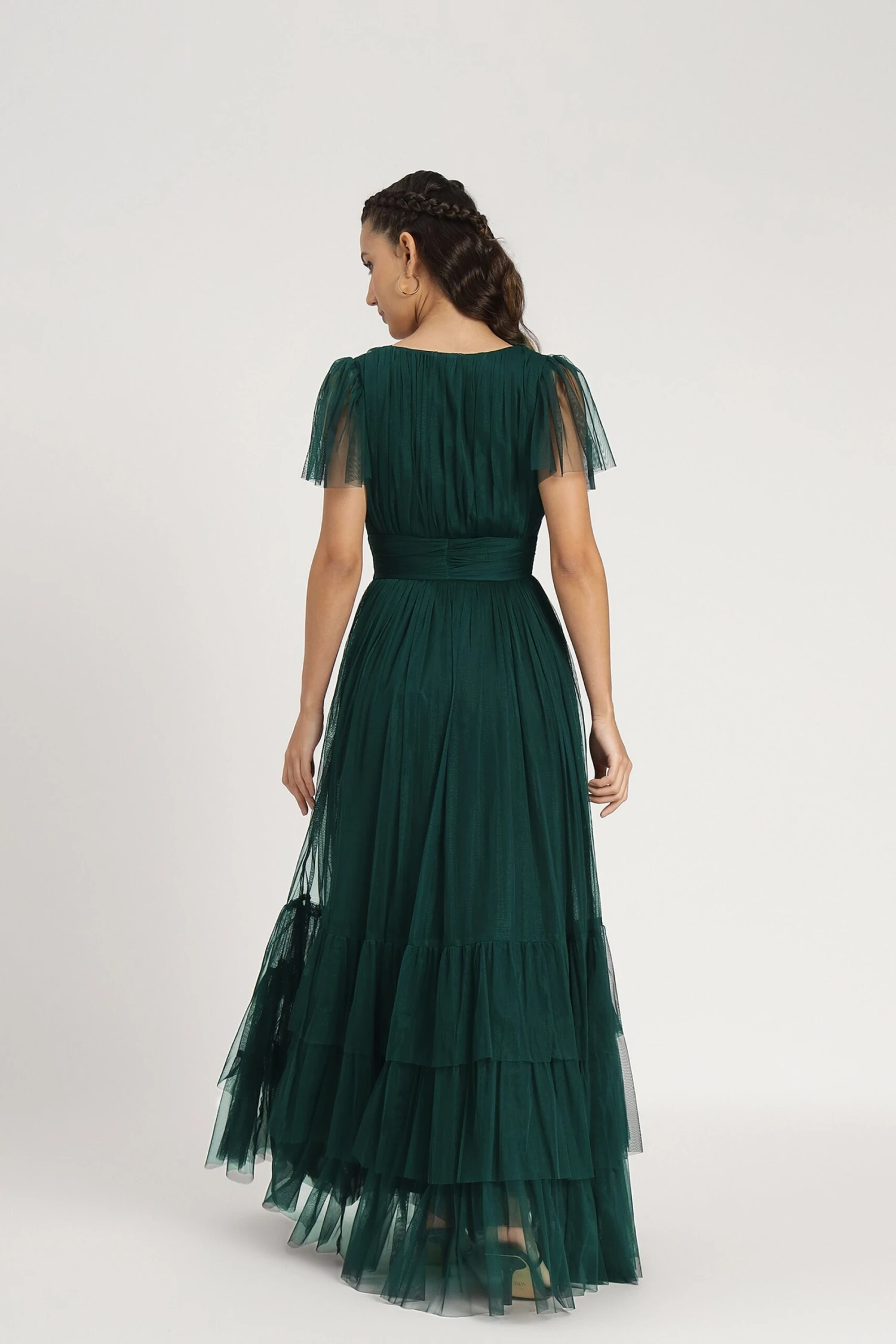 Madison Maxi Dress In Forest Green 5 Madison Maxi Dress In Forest Green - Image 5