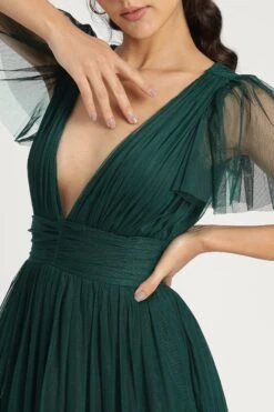 Madison Maxi Dress In Forest Green 10 Madison Maxi Dress In Forest Green -Laceand Beads MadisonMaxiinEmeraldGreen 7