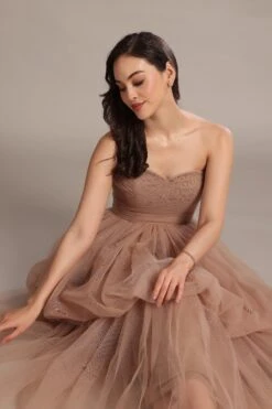 Nala Strapless Maxi Dress In Taupe 10 Nala Strapless Maxi Dress In Taupe -Laceand Beads Nala Maxi in Taupe 1 2f824b65 a801 4797 b399 a635a5d65797