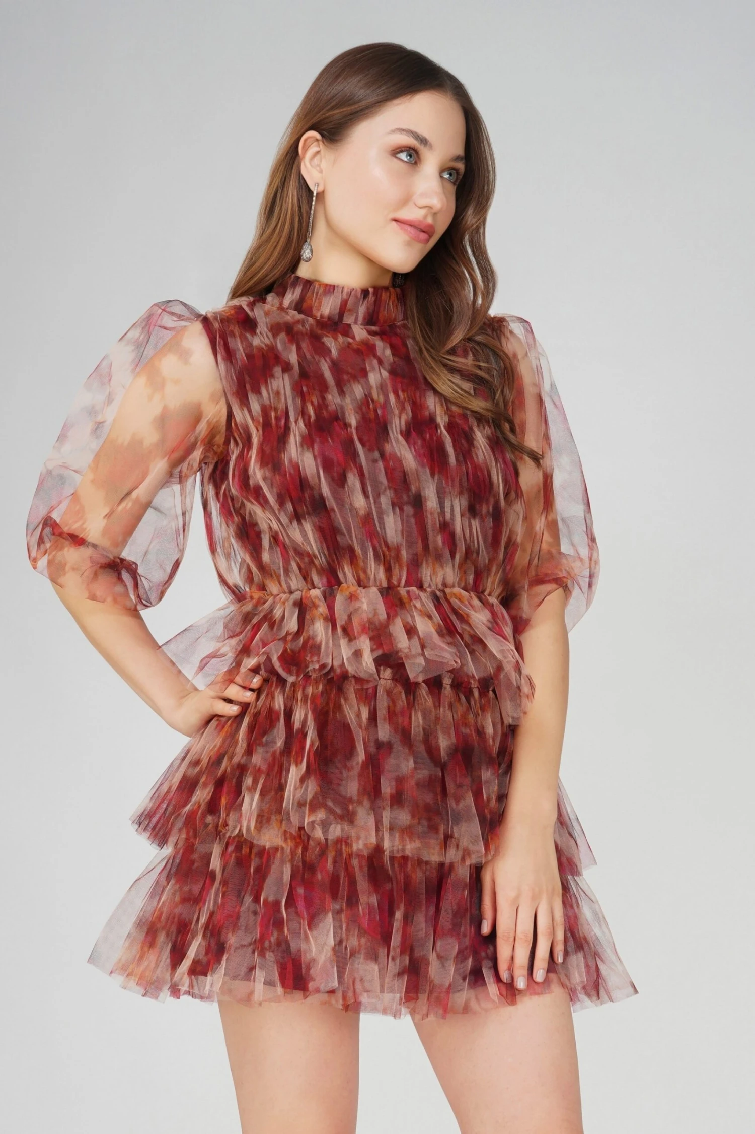 Nalani Rose Floral Mini Dress 1 Nalani Rose Floral Mini Dress