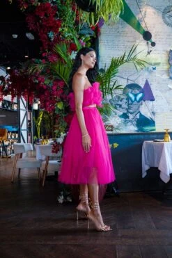 Nyra Tulle Skirt In Hot Pink 5 Nyra Tulle Skirt In Hot Pink -Laceand Beads NyraBrightPink 3 87a1cbcd 45fc 4486 99ce 91c5a646c0fa