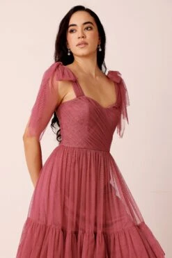 Ollie Midi Dress In Orchid 10 Ollie Midi Dress In Orchid -Laceand Beads Ollie Midi in Orchid 1