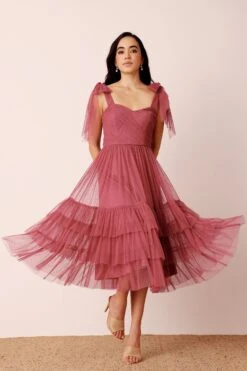 Ollie Midi Dress In Orchid 8 Ollie Midi Dress In Orchid -Laceand Beads Ollie Midi in Orchid 3