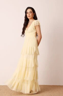 Olympia Maxi Dress In Buttercup -Laceand Beads Olympia Maxi in Buttercup 5