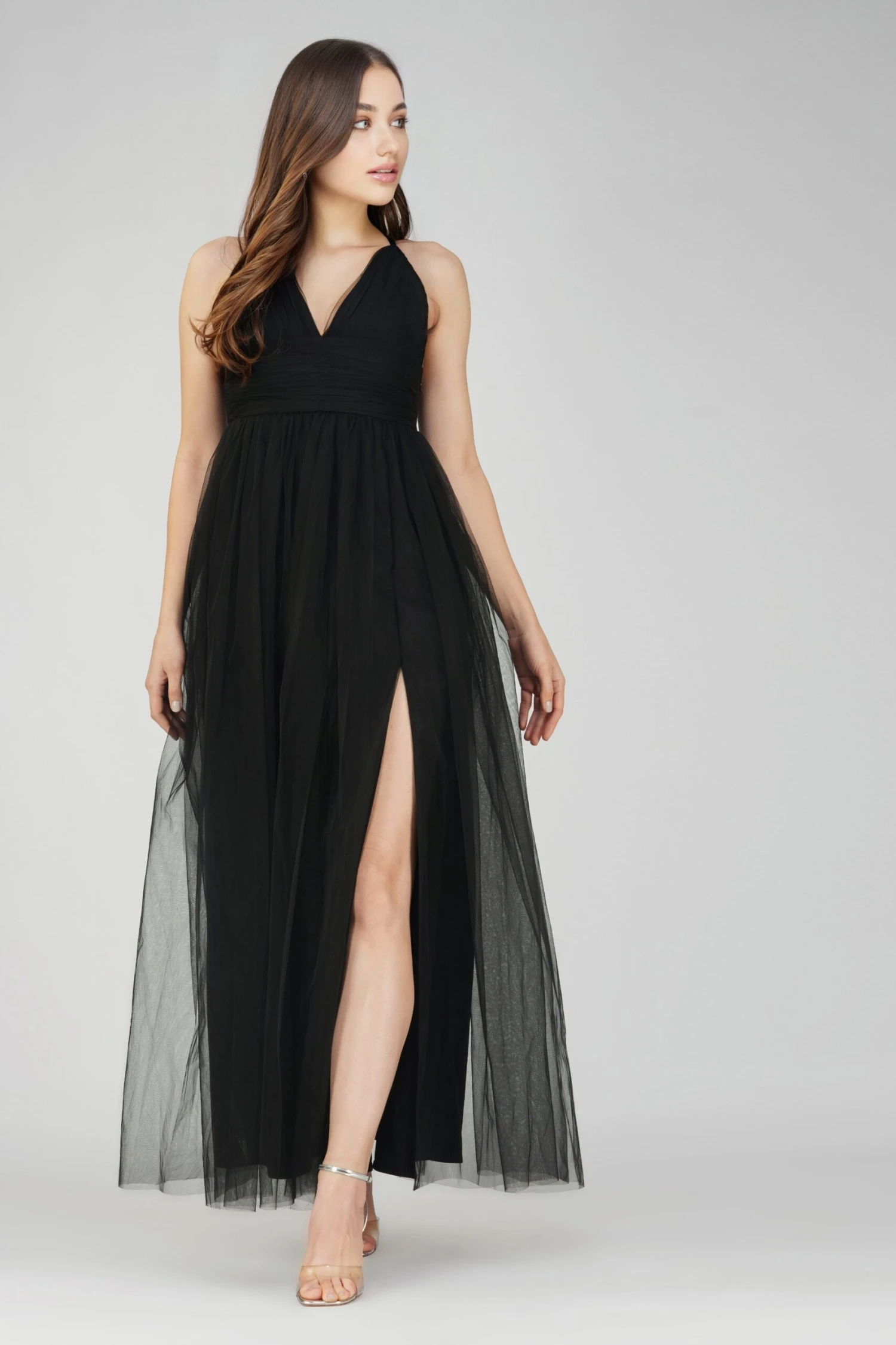 Opal Tulle Maxi Dress In Black 8 Opal Tulle Maxi Dress In Black - Image 8