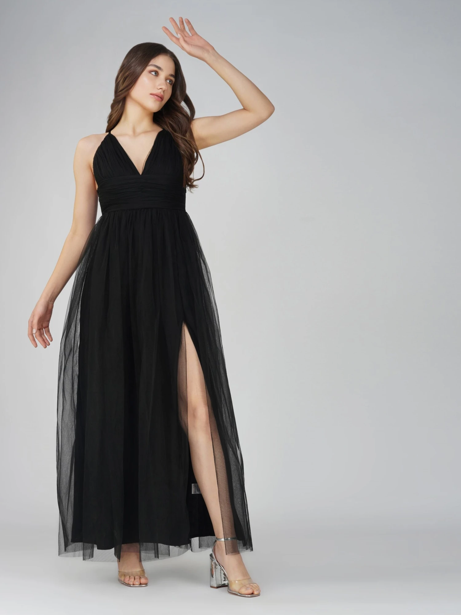 Opal Tulle Maxi Dress In Black 13 Opal Tulle Maxi Dress In Black - Image 13