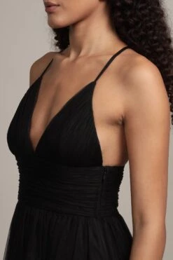 Opal Tulle Maxi Dress In Black 19 Opal Tulle Maxi Dress In Black -Laceand Beads Opal Maxi in Black 11