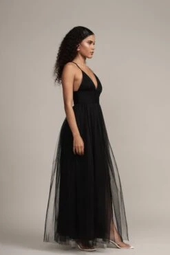 Opal Tulle Maxi Dress In Black 15 Opal Tulle Maxi Dress In Black -Laceand Beads Opal Maxi in Black 7