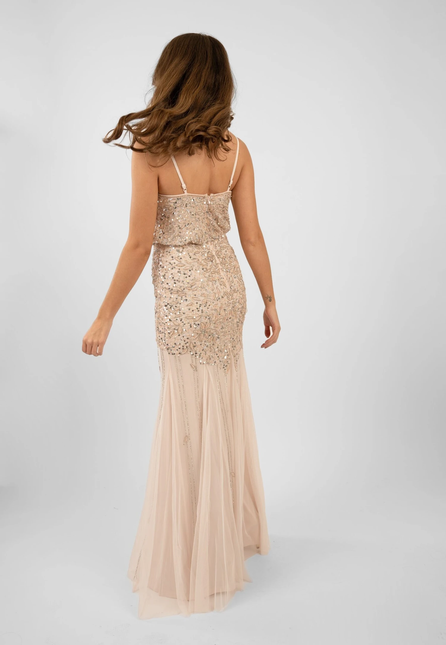 Ophelia Blush Pink Occasion Dress 3 Ophelia Blush Pink Occasion Dress - Image 3