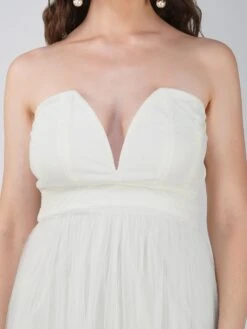 Orion Bridal Tulle Midi Dress In Ivory 17 Orion Bridal Tulle Midi Dress In Ivory -Laceand Beads OrionWhite 6