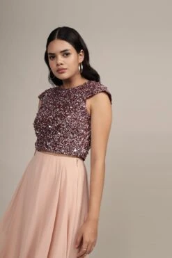 Pica Embellished Top In Burgundy 11 Pica Embellished Top In Burgundy -Laceand Beads PicaTopinBurgundy 6