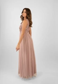 Picasso Pale Mauve Embellished Bridesmaid Dress 13 Picasso Pale Mauve Embellished Bridesmaid Dress -Laceand Beads PicassoMaxiMauve 5