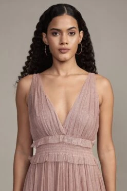 Luna Maxi Dress In Taupe 12 Luna Maxi Dress In Taupe -Laceand Beads RESIZEDLunaMaxiinMink 4