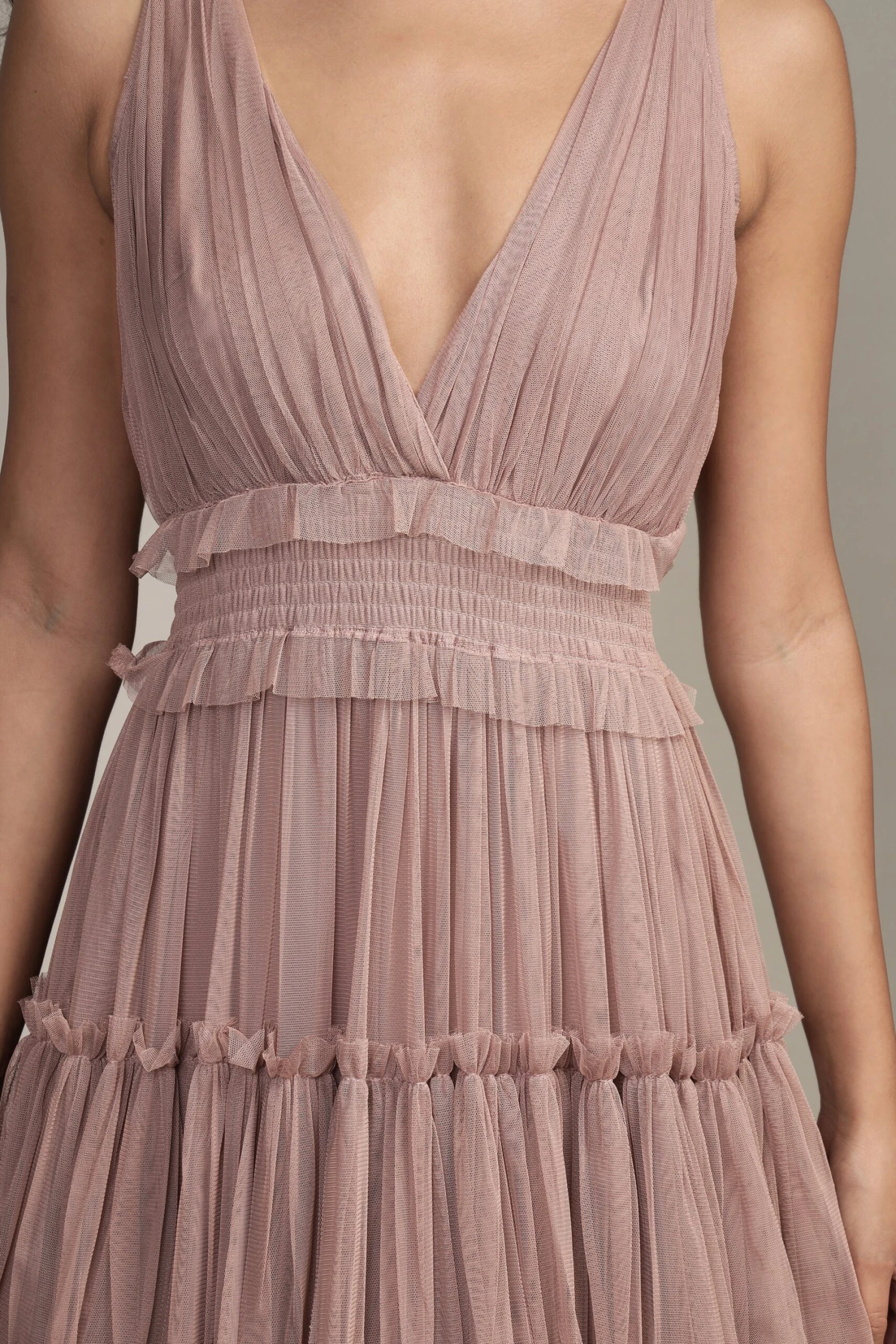 Luna Maxi Dress In Taupe 8 Luna Maxi Dress In Taupe - Image 8