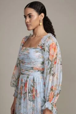 Lana Maxi Dress In Blue Floral Print 16 Lana Maxi Dress In Blue Floral Print -Laceand Beads RESIZED Lana Maxi in Blue Floral 11