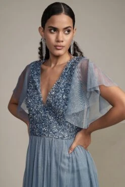 Maddie Embellished Midi In Dusty Blue 17 Maddie Embellished Midi In Dusty Blue -Laceand Beads RESIZED Maddie Midi in Dusty Blue 2
