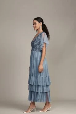 Maddie Embellished Midi In Dusty Blue 13 Maddie Embellished Midi In Dusty Blue -Laceand Beads RESIZED Maddie Midi in Dusty Blue 7