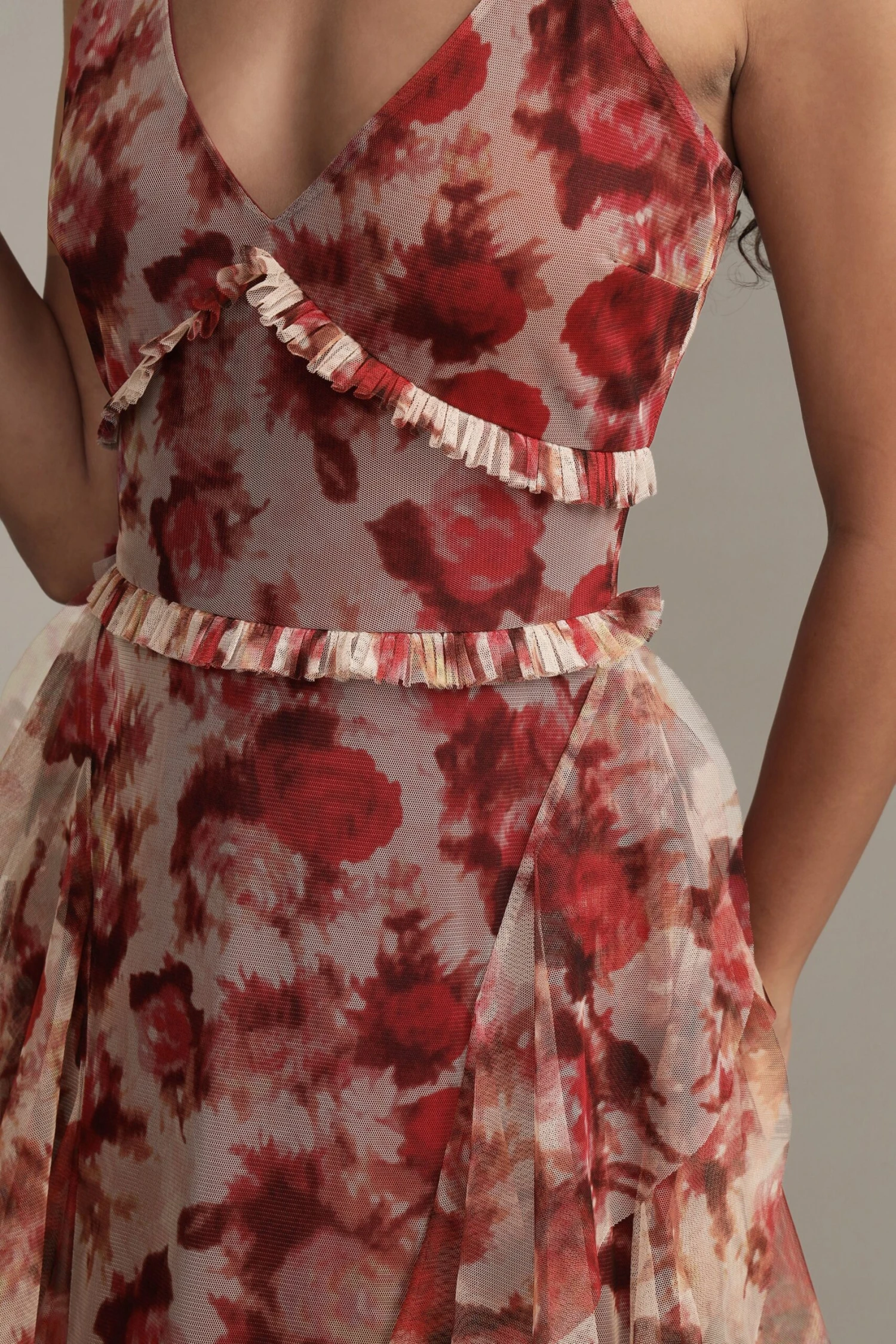 Malin Maxi Dress In Rose Floral 7 Malin Maxi Dress In Rose Floral - Image 7