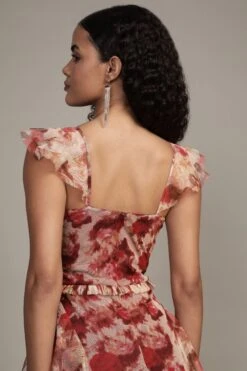 Malin Maxi Dress In Rose Floral 11 Malin Maxi Dress In Rose Floral -Laceand Beads RESIZED Malin Maxi in Rose Floral 4