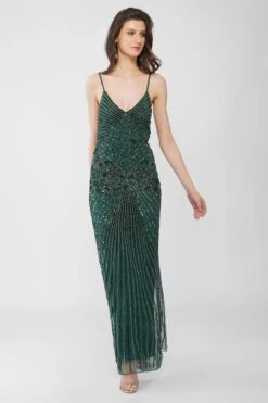 Sara Emerald Embellished Maxi Dress 17 Sara Emerald Embellished Maxi Dress -Laceand Beads SaraMaxiDress 1