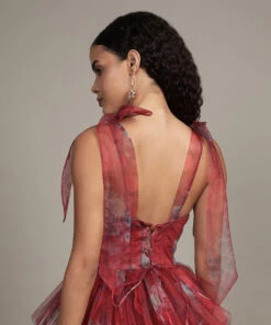 Sava Mini Dress In Red Print 21 Sava Mini Dress In Red Print -Laceand Beads Sava Mini in Red Print 2