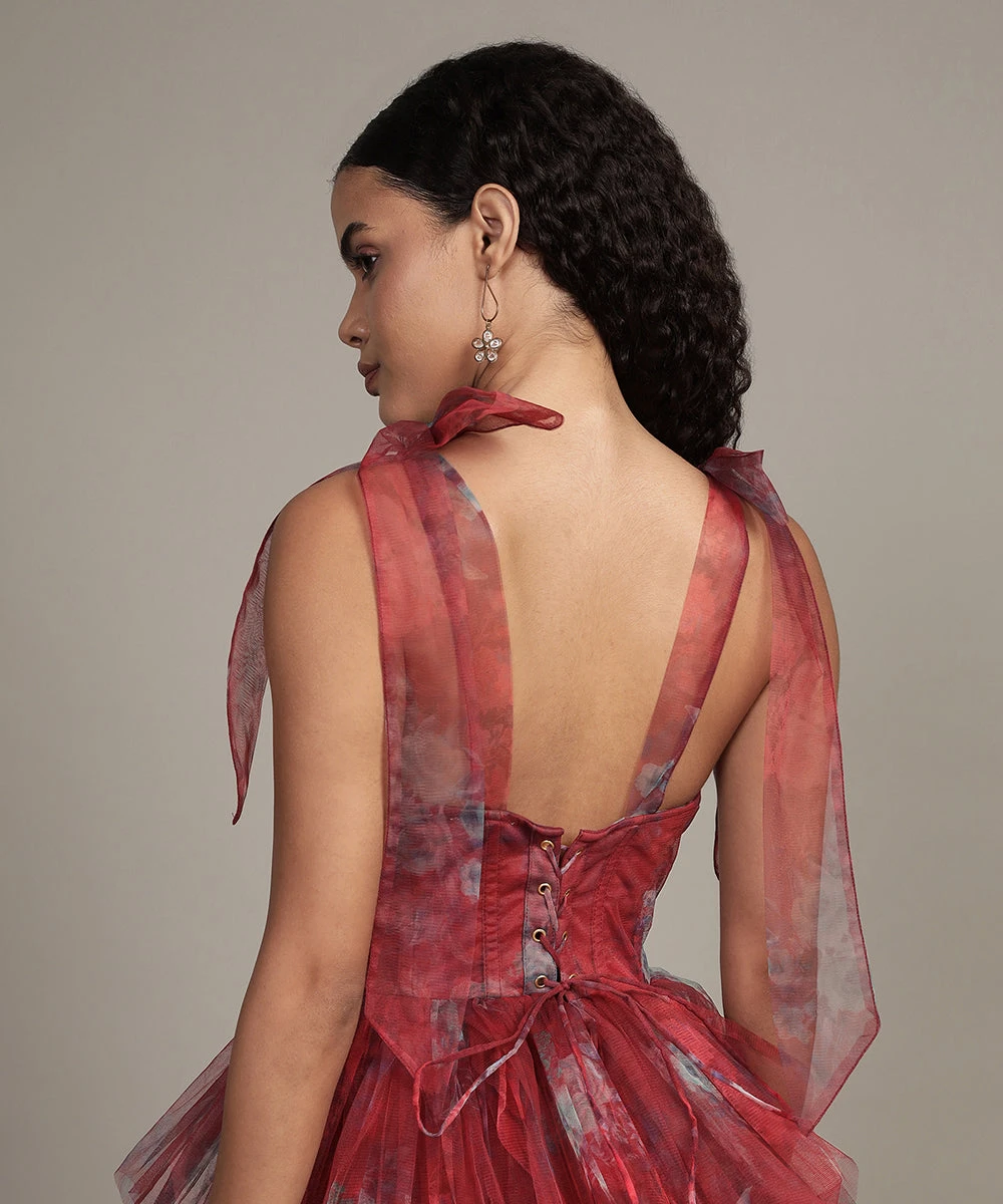 Sava Mini Dress In Red Print 11 Sava Mini Dress In Red Print - Image 11