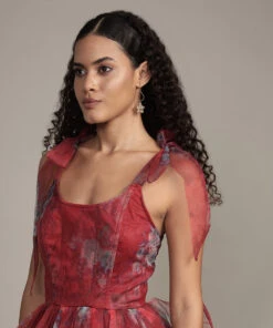 Sava Mini Dress In Red Print 19 Sava Mini Dress In Red Print -Laceand Beads Sava Mini in Red Print 3