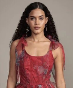 Sava Mini Dress In Red Print 18 Sava Mini Dress In Red Print -Laceand Beads Sava Mini in Red Print 4