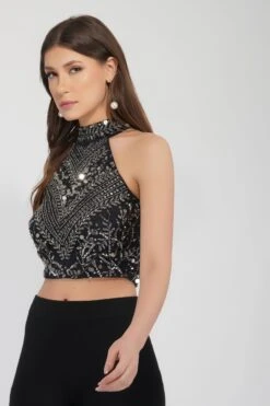 Shalice Grey Sequin Top 8 Shalice Grey Sequin Top -Laceand Beads ShaliceTop 3