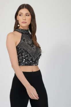 Shalice Grey Sequin Top 7 Shalice Grey Sequin Top -Laceand Beads ShaliceTop 4