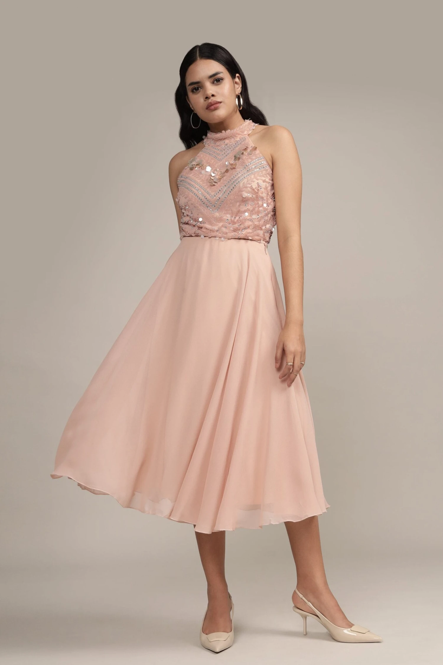 Shalice Nude Beaded Top 1 Shalice Nude Beaded Top